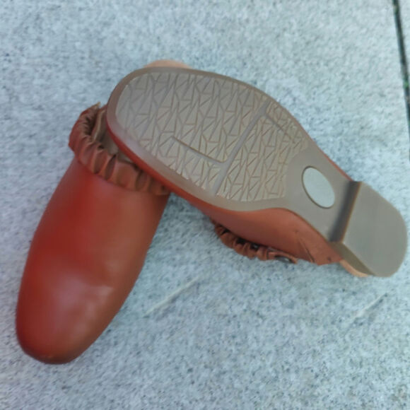 Brown Leather Mules by Earth Origin sz7.5 - Picture 7 of 8